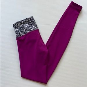 Purple and black reversible Lululemon leggings sz2